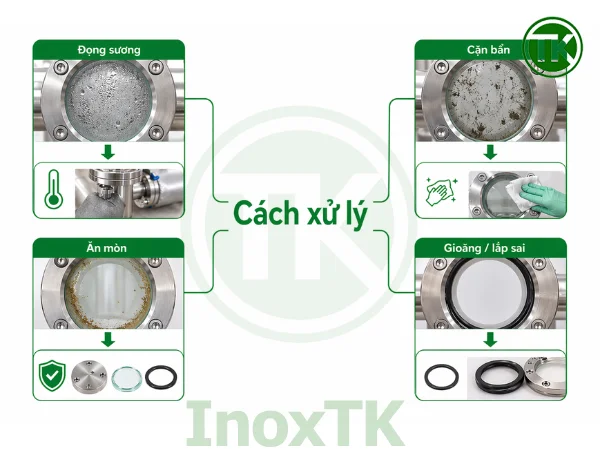 Cách xử lý kính quan sát bị mờ theo từng nguyên nhân