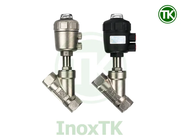 Van y xiên khí nén inox