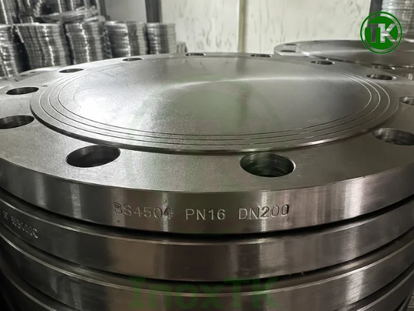 Mặt bích mù BS PN16 dùng trong trường hợp nào?