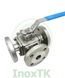 Van bi 3 ngả mặt bích inox tay gạt là gì?