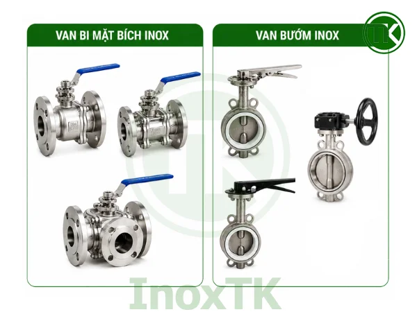 Van bi mặt bích inox và van bướm wafer inox nên chọn loại nào?