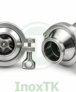 Van một chiều vi sinh nối hàn khác gì van một chiều vi sinh nối clamp?