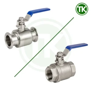 Phân biệt van bi inox vi sinh và công nghiệp