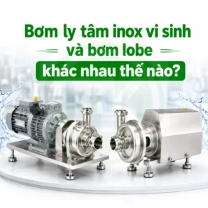 Bơm ly tâm inox vi sinh và bơm lobe khác nhau thế nào?