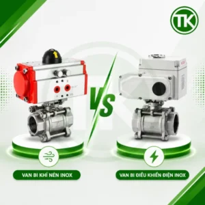 Vì sao nhiều người phân vân giữa van bi khí nén inox và van bi điều khiển điện inox?