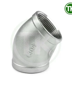 Cút 45 độ nối ren inox - Chếch ren inox