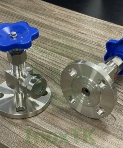 Van kính thủy mặt bích inox