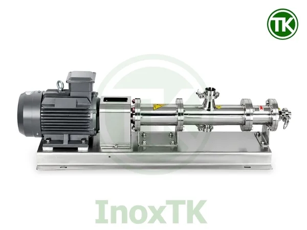 Bơm trục vít đơn inox vi sinh