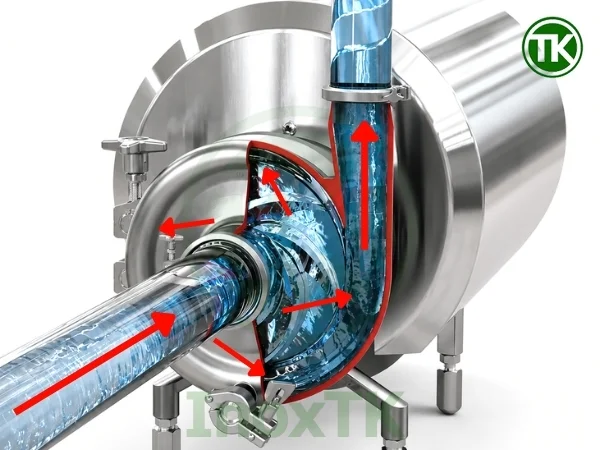 Nguyên lí hoạt động của bơm ly tâm inox vi sinh