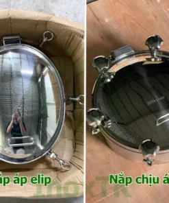 Nên chọn nắp áp elip vi sinh hay nắp bồn chịu áp tròn?