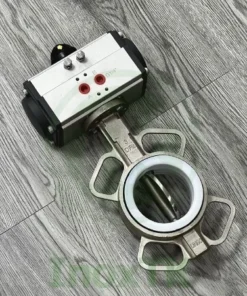 Van bướm inox điều khiển khí nén