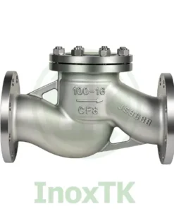 Van một chiều chữ ngã mặt bích inox là gì?